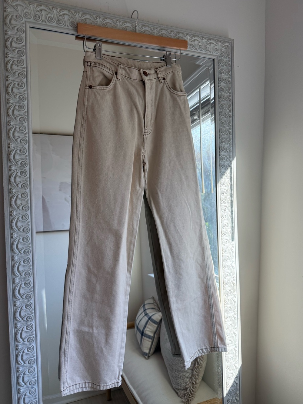 Reformation Organic Cotton Cowboy High Rise Straight Jeans